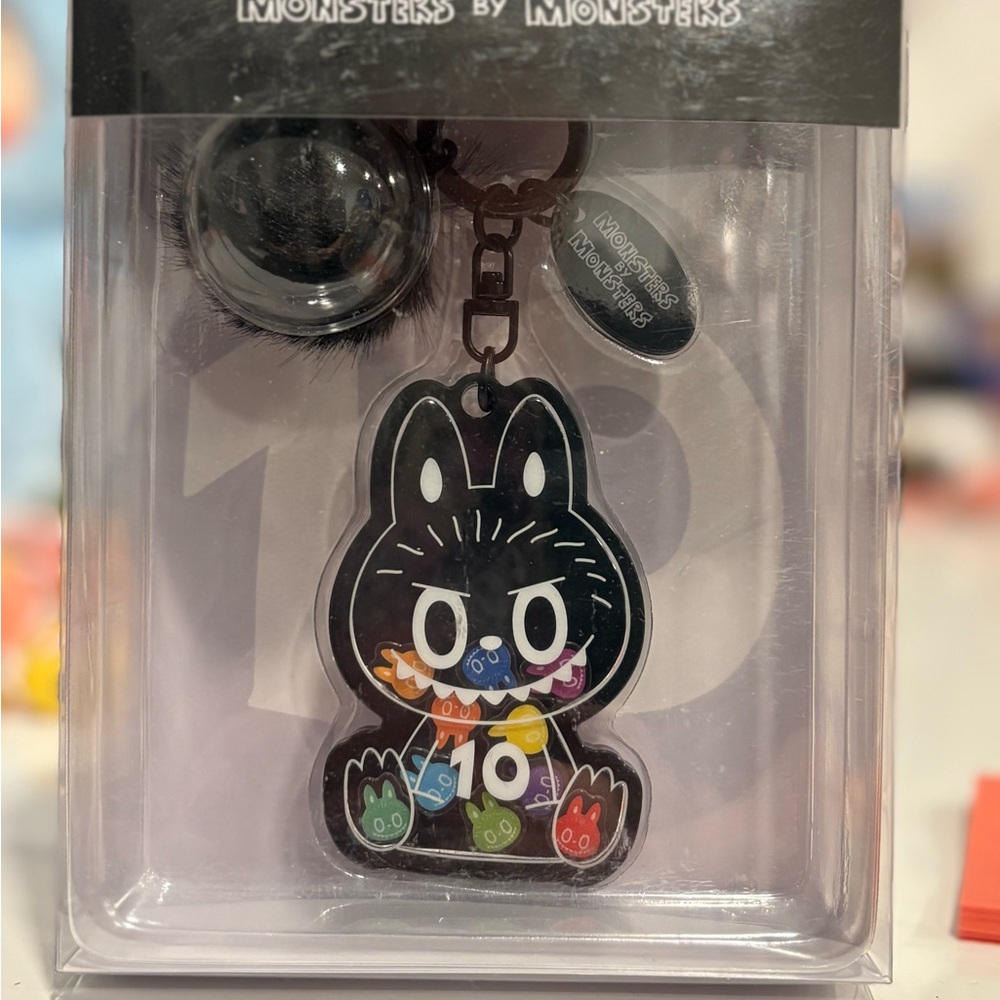 The Monsters by Monsters 10th Anniversary Exclusive Black Keychain